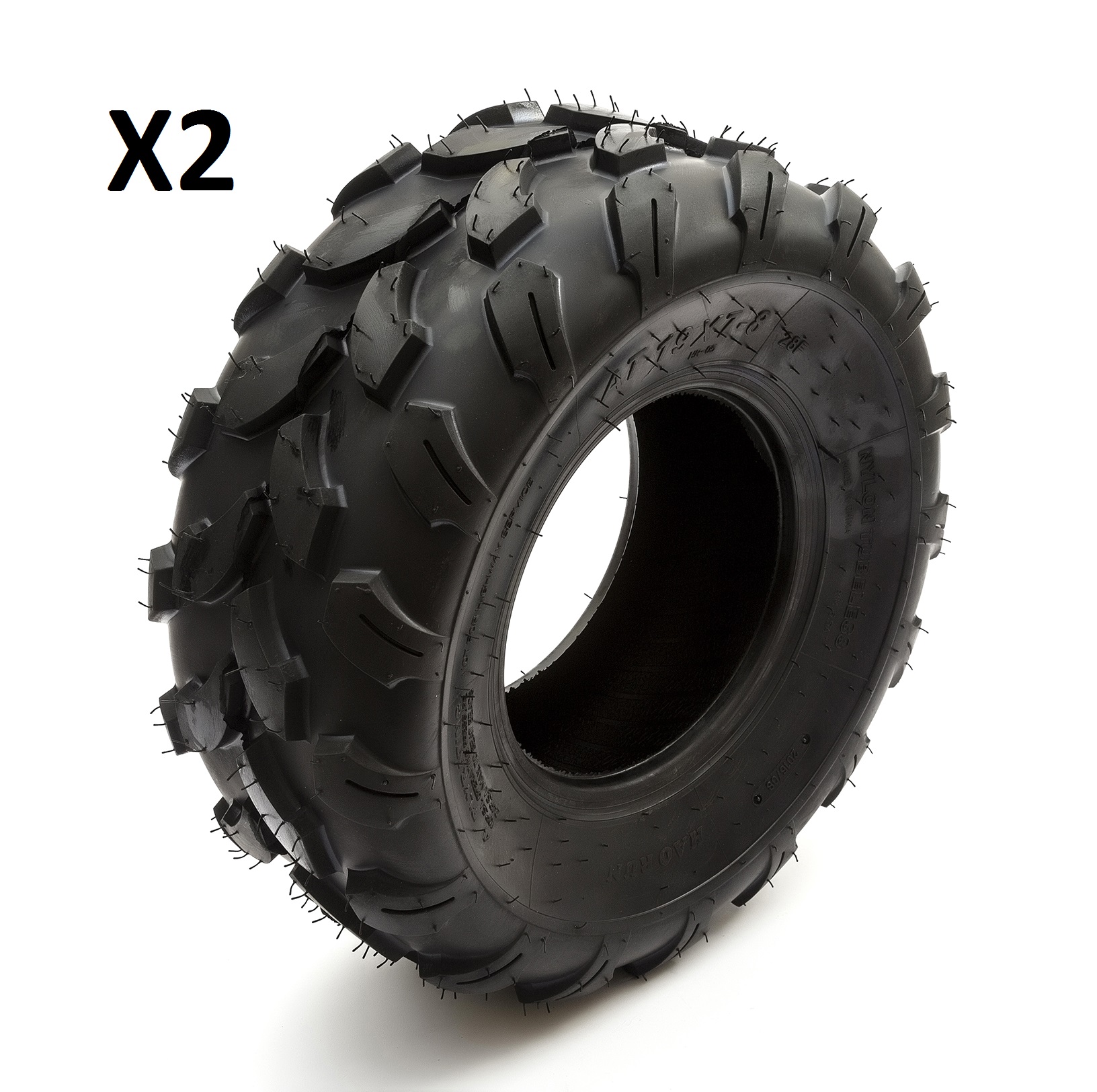 2x Suzuki LT80 Quad Bike ATV Rear or Front Tyre 19x78 Tire 19x7x 8 8