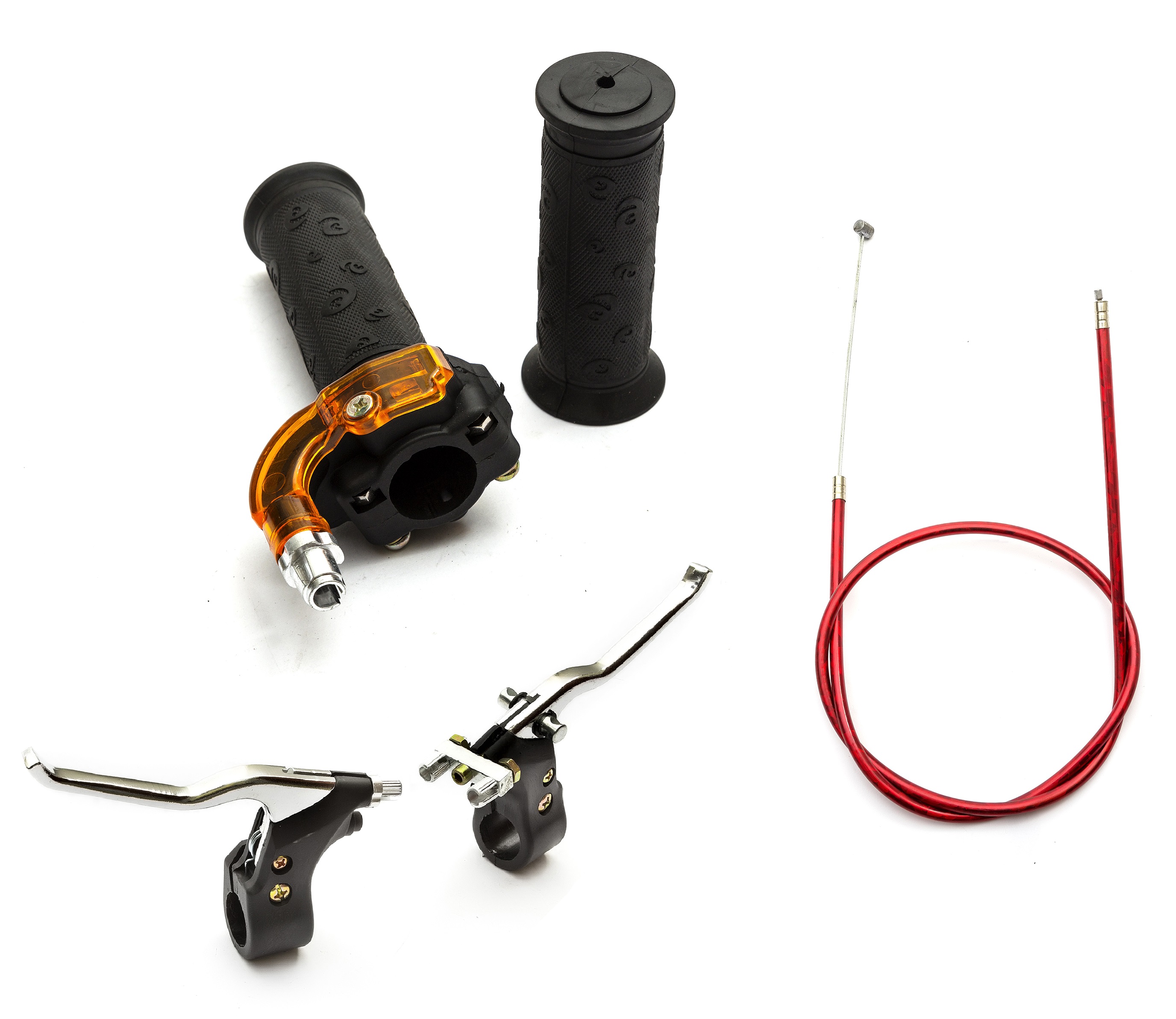 Mini Midi Moto Quad Bike Restrictable Twist Throttle 83cm Red Cable