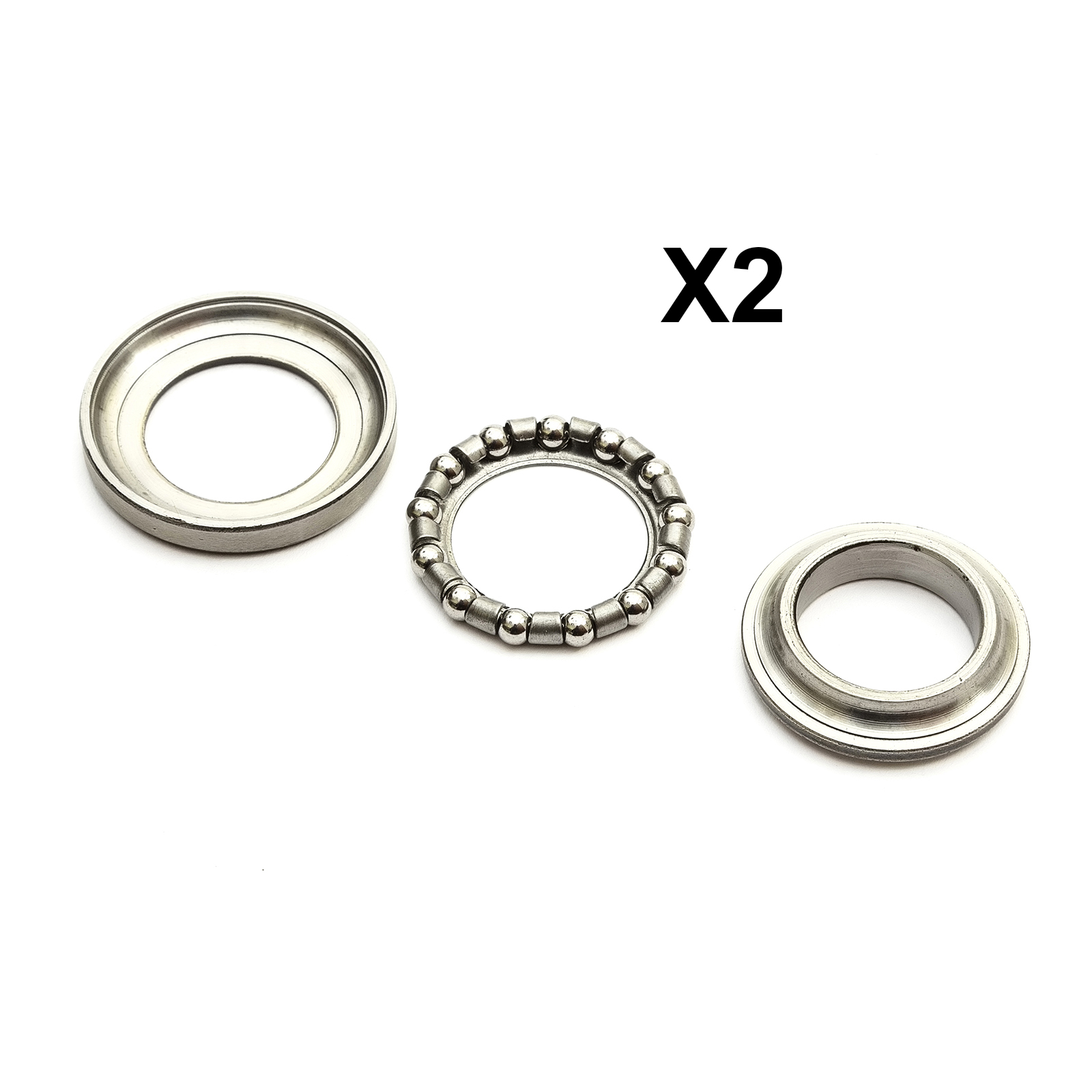 2 Pit Dirt Bike Steering Head Stock Bearing Complete Set Fits CRF50