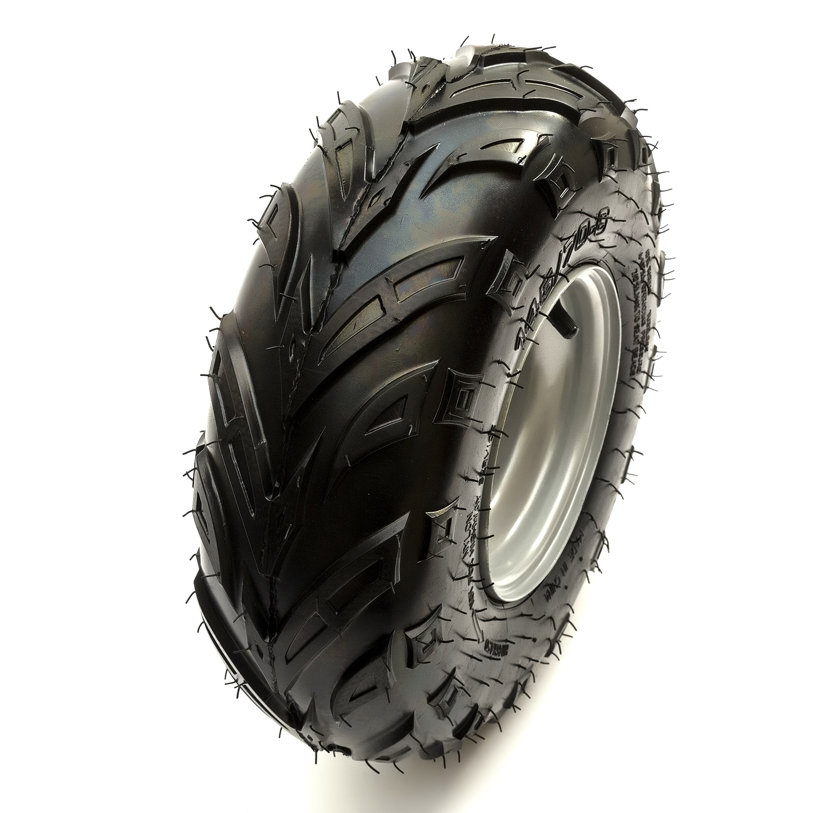 2x Wheel & Tyre 145x706 Front / Rear Knobbly Tread Left & Right Quad