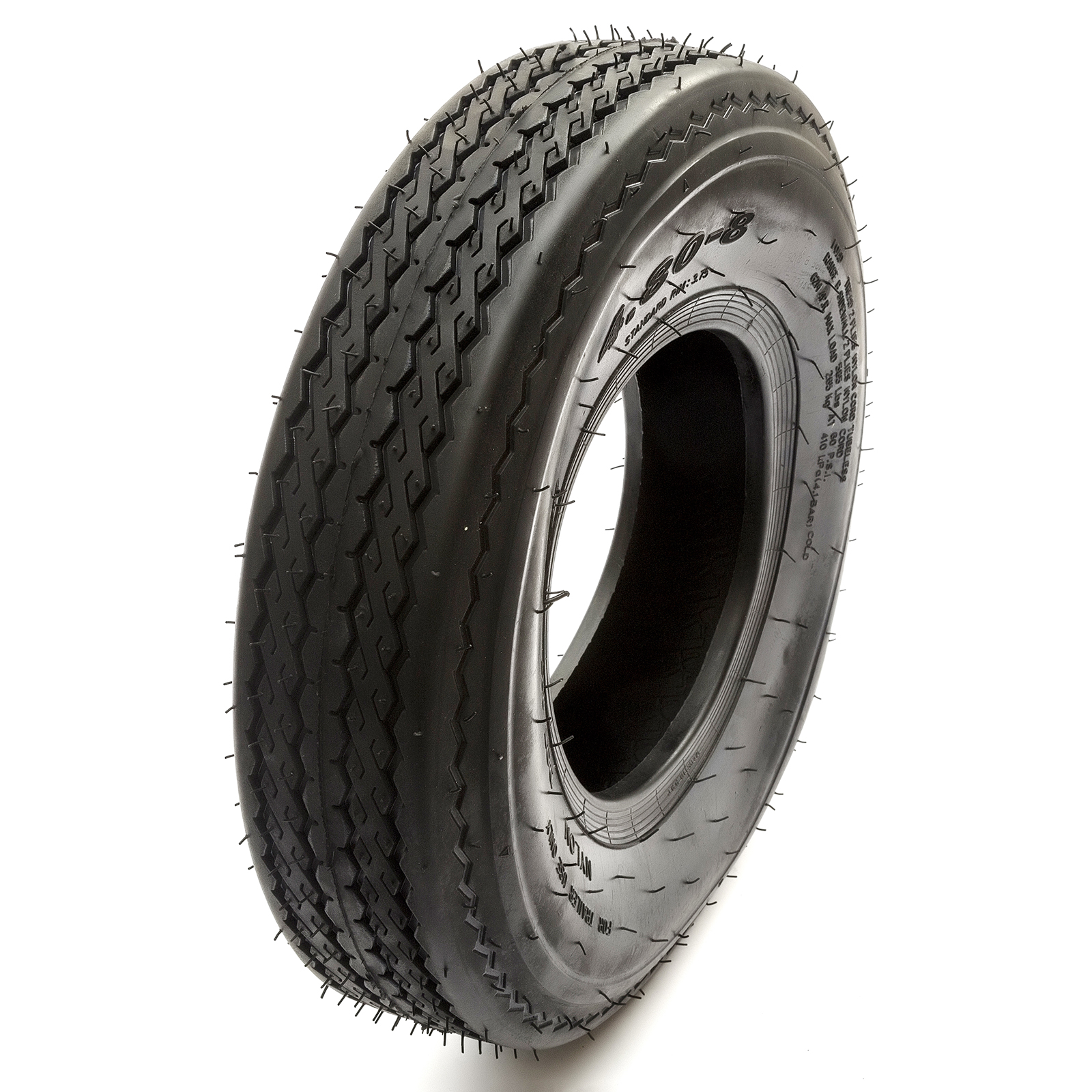 Trailer Tyre 4.80/4.008 4 Ply Road Legal Fits 8'' Rims Max 265kg Rated
