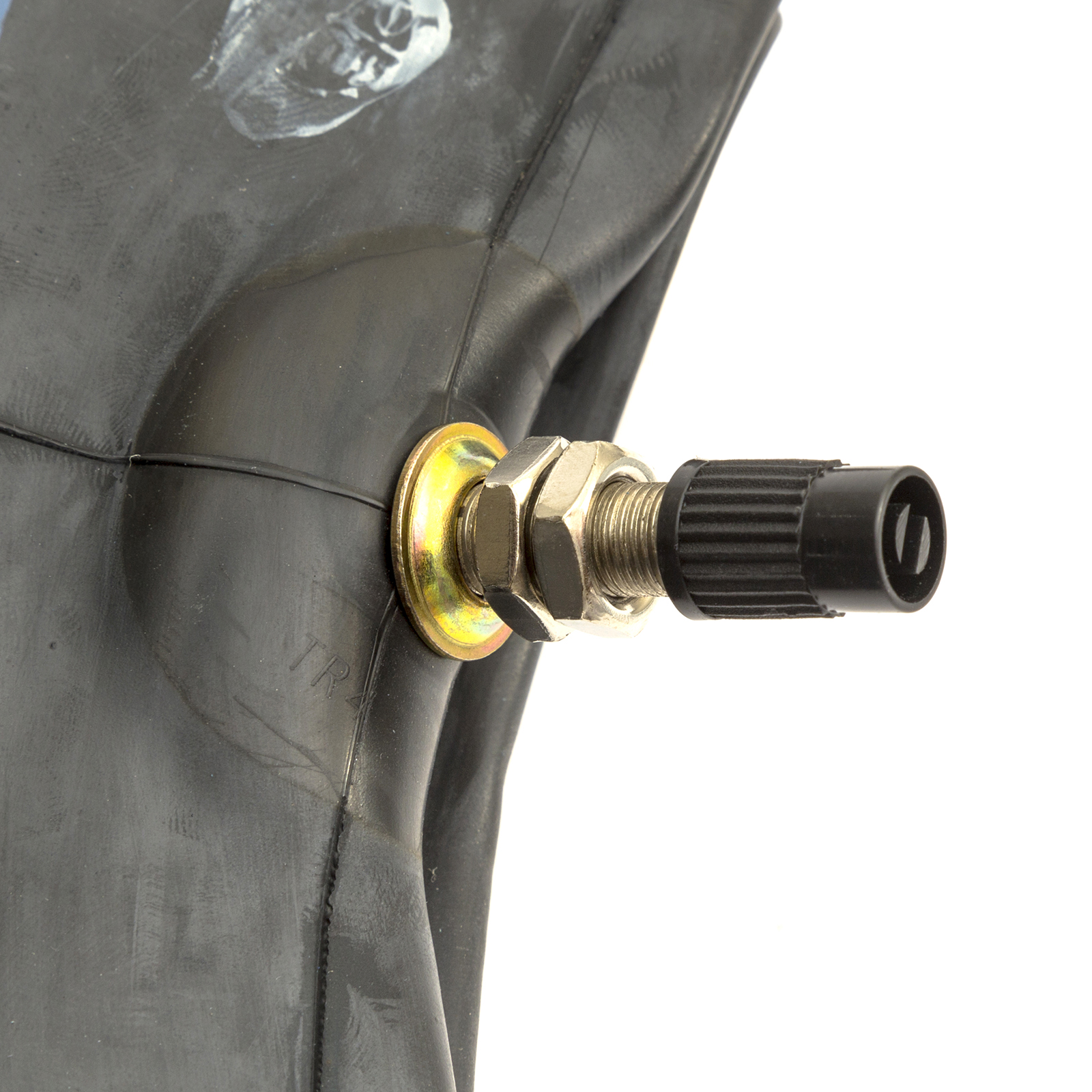 thumbnail image 2 of 100/90-18 Dirt Bike Inner Tube – TR4 Threaded Metal Valve, Universal Fit Front/Rear 2 of 5