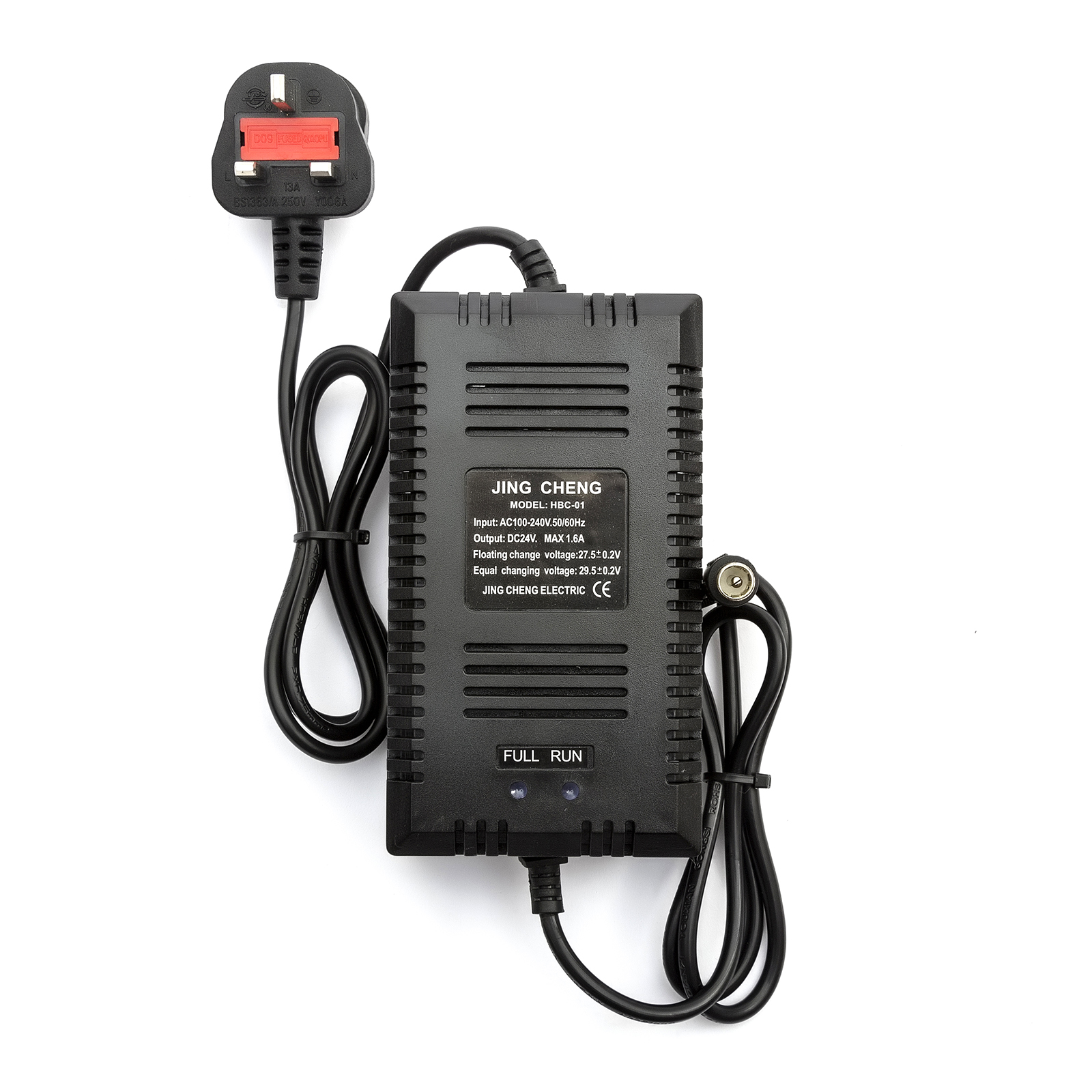 CARICABATTERIE 24 V 24 V 1.5amp PIOMBO ACIDO SCOOTER ELETTRICI BICI SPINA UK MASCHIO
