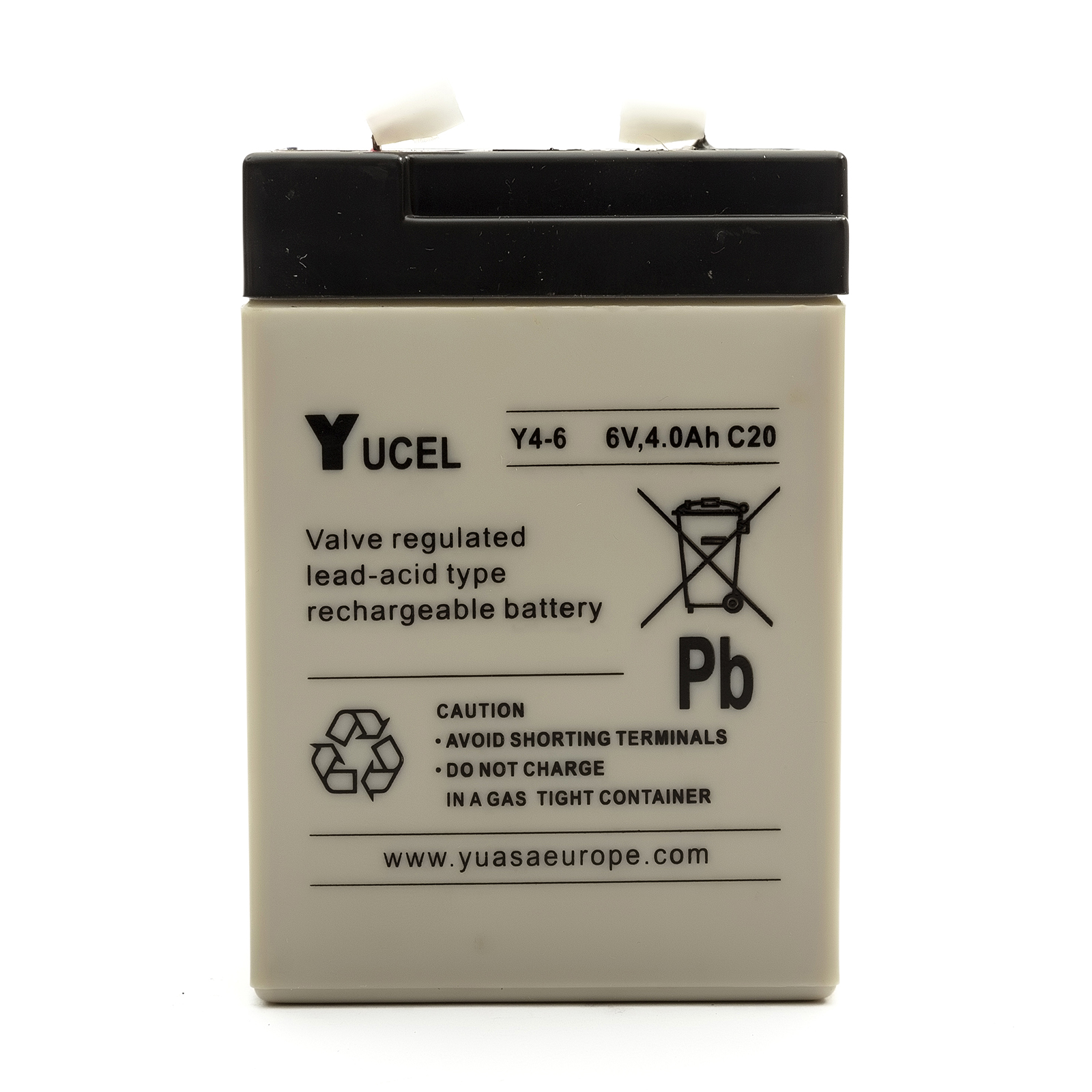 Yuasa / Yucel Y46 Lead Acid Battery 6v 4ah NP46 Recharge Kids Ride On