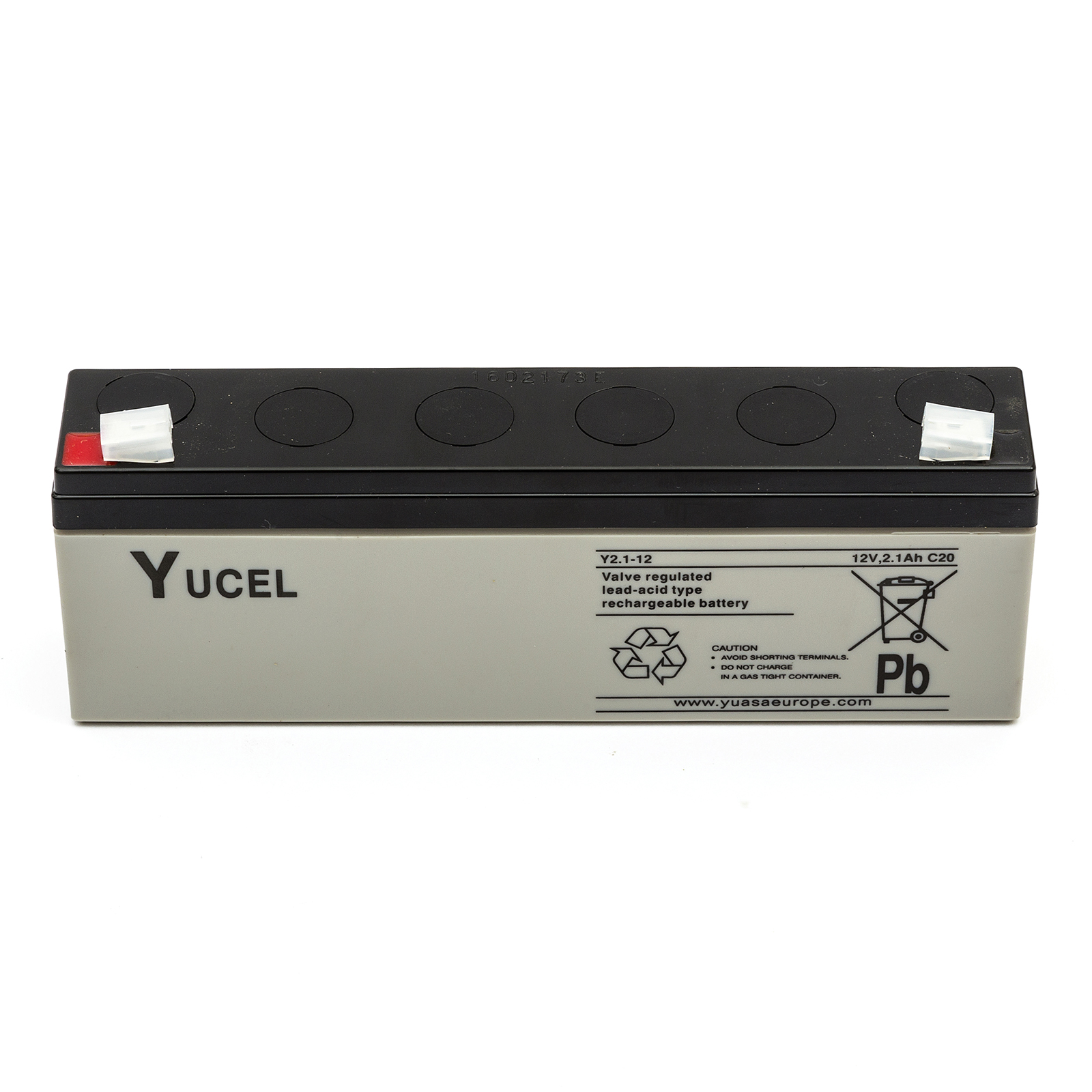 Yucel / Yuasa Y2.1-12 Sealed Lead Acid Battery 12v 2.1ah Burglar Alarm ...