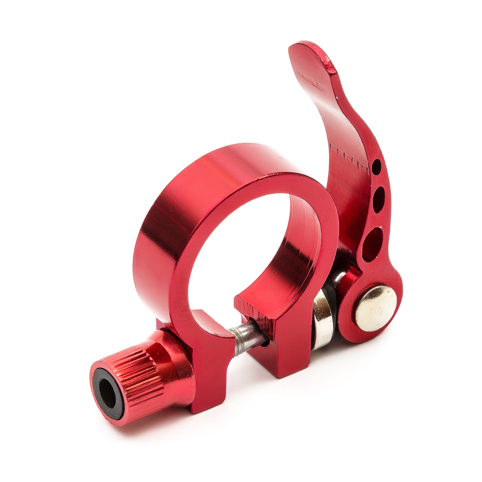 Bike Cycle Bicycle Seat Post Clamp CNC Red Clasp 27 To 32mm Quick ...