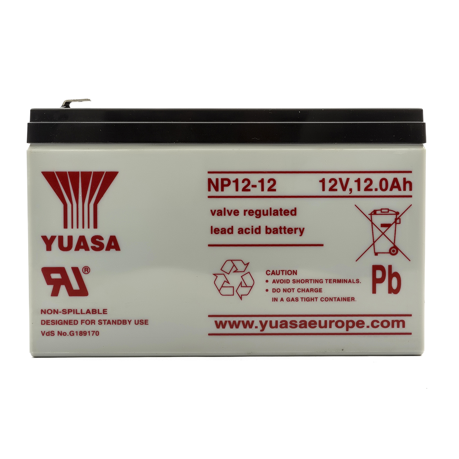 Yuasa NP1212 Sealed Lead Acid Rechargeable Battery 12v 12ah Mobility