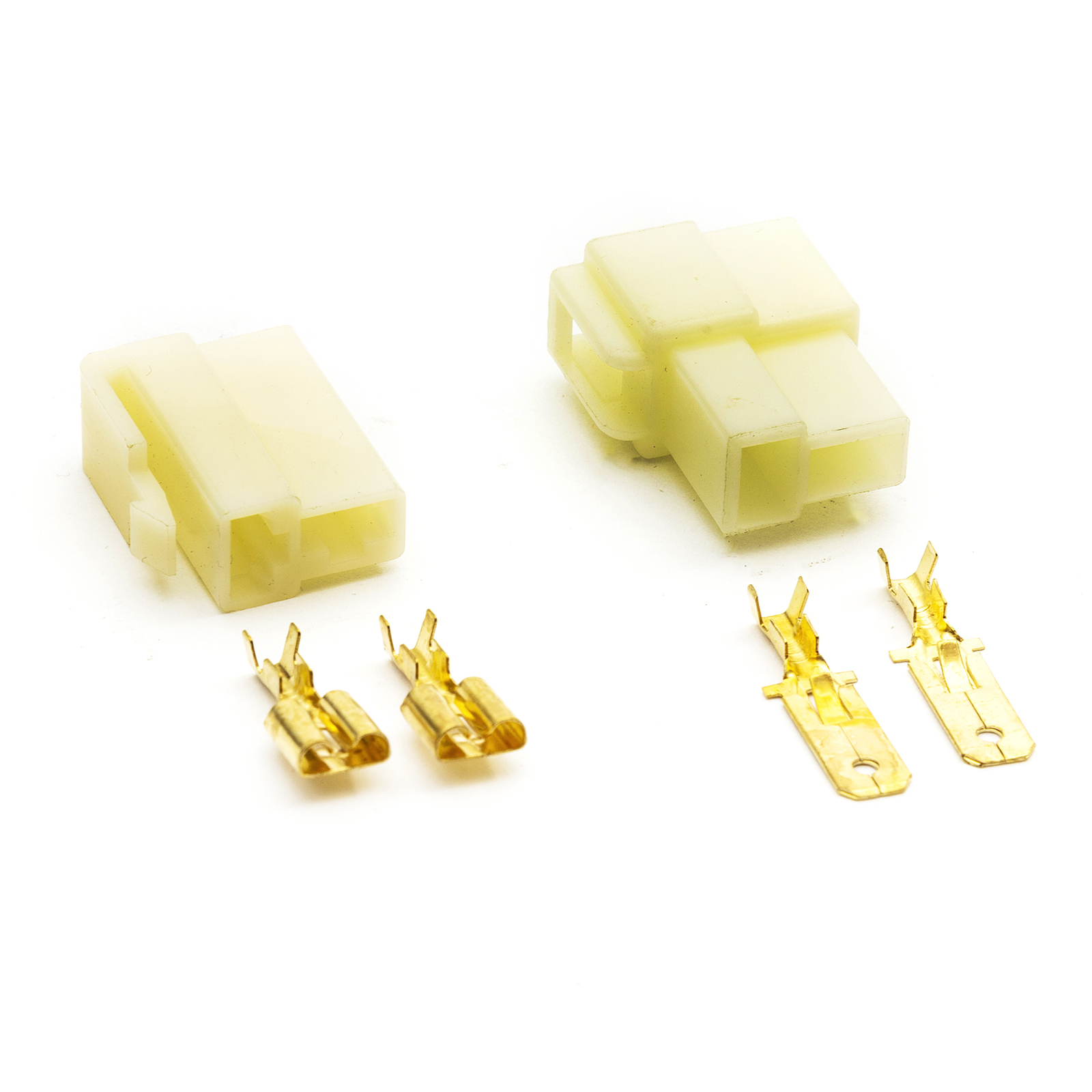 2 Pin Electrical Wiring Connector Plug Bike Bicycle Conversion 12v 24v