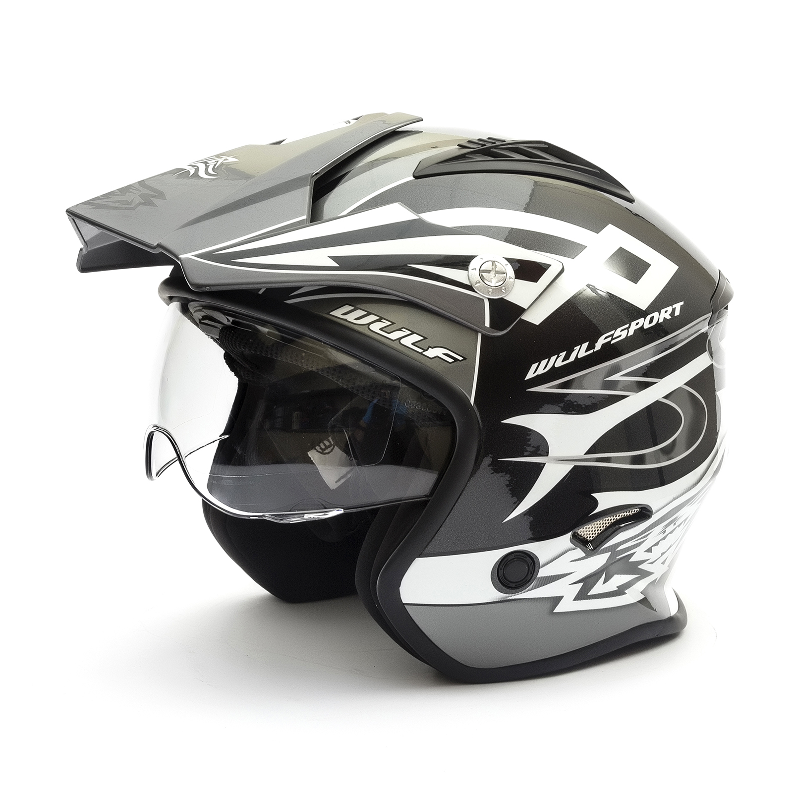 Wulfsport Adult Vista Helmet Medium Black Motocross Off ...