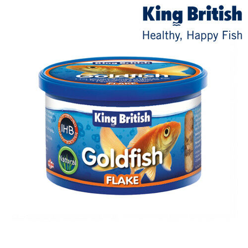King British Goldfish Flake Fish Food Aquarium Tank Coldwater 12 28 55 200g Ebay