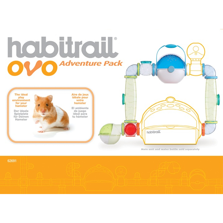 Animali Piccoli animali Habitat gabbie e accessori OVO Habitat Boule de transport pour hamster gabbie e accessori 