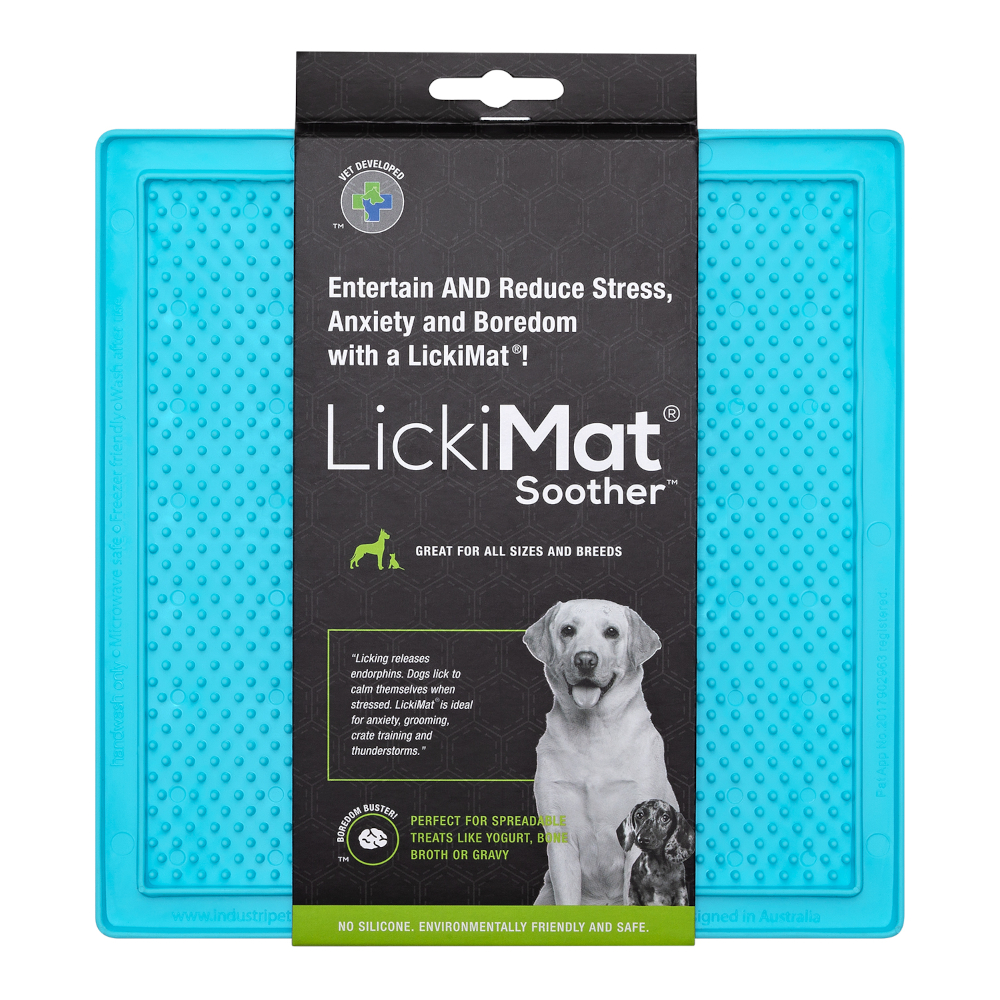 Dog Lick Mat LICKIMAT Dog Puppy Cat Treat Boredom Buster Interactive Slow Feeder - Picture 68 of 96