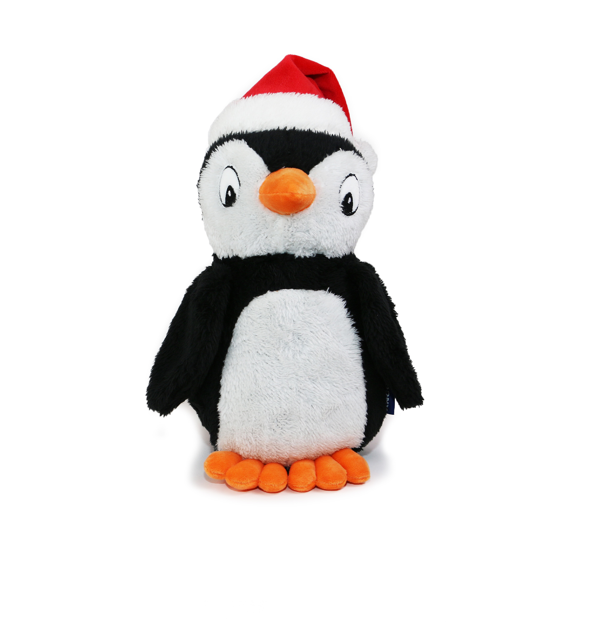 SQUEAKY DOG TOY MERRY CHRISTMAS PENGUIN SOFT STUFFED GREAT XMAS PRESENT for pet 