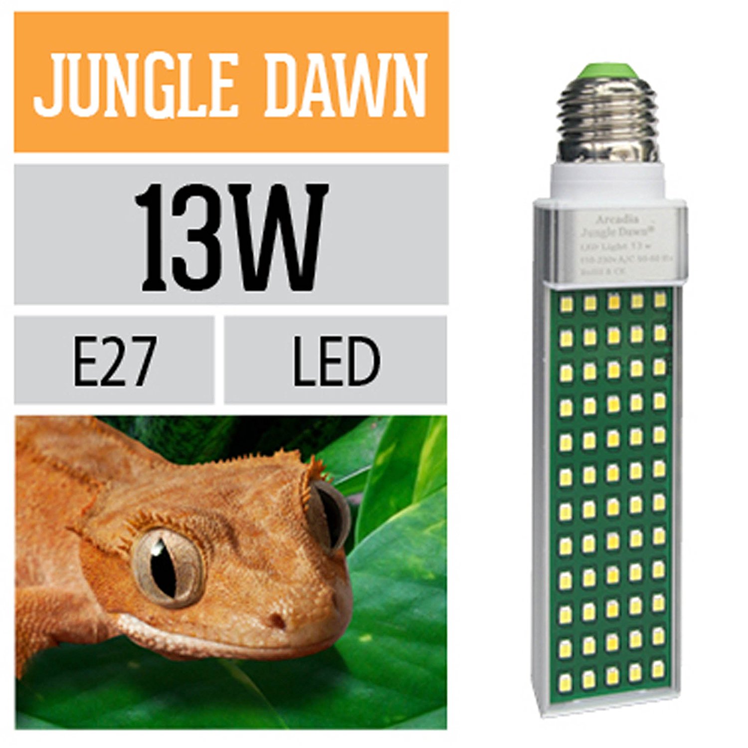 sort Kategori Arrangement Arcadia Jungle Dawn Reptile LED Lighting 6.5K Natural Sunlight Live Plants  E27 | eBay