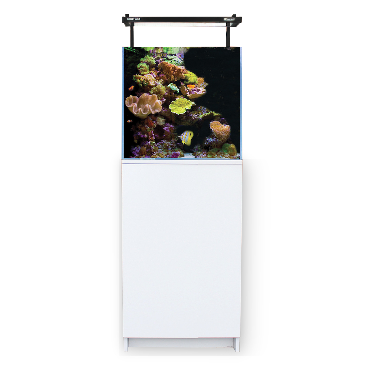 Aqua One MiniReef 90 Marine Reef Aquarium Fish Tank & Cabinet 90L Black & White - Picture 6 of 6