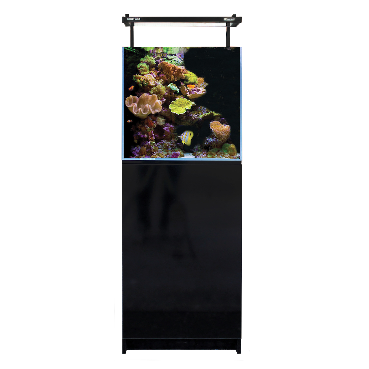 Aqua One MiniReef 90 Marine Reef Aquarium Fish Tank & Cabinet 90L Black & White - Picture 5 of 6
