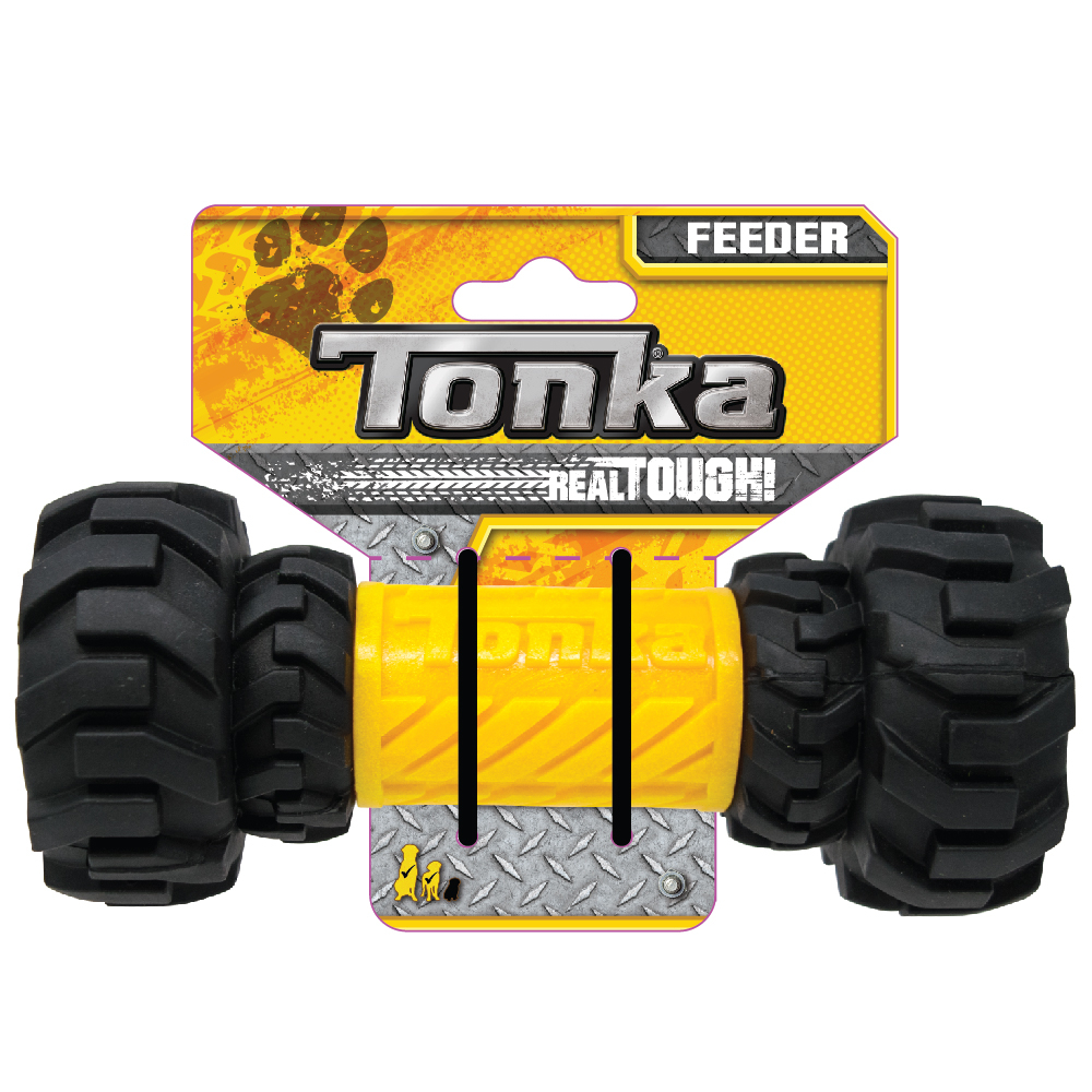 Tonka Tri-Stack Treat Feeder Dog Toy 