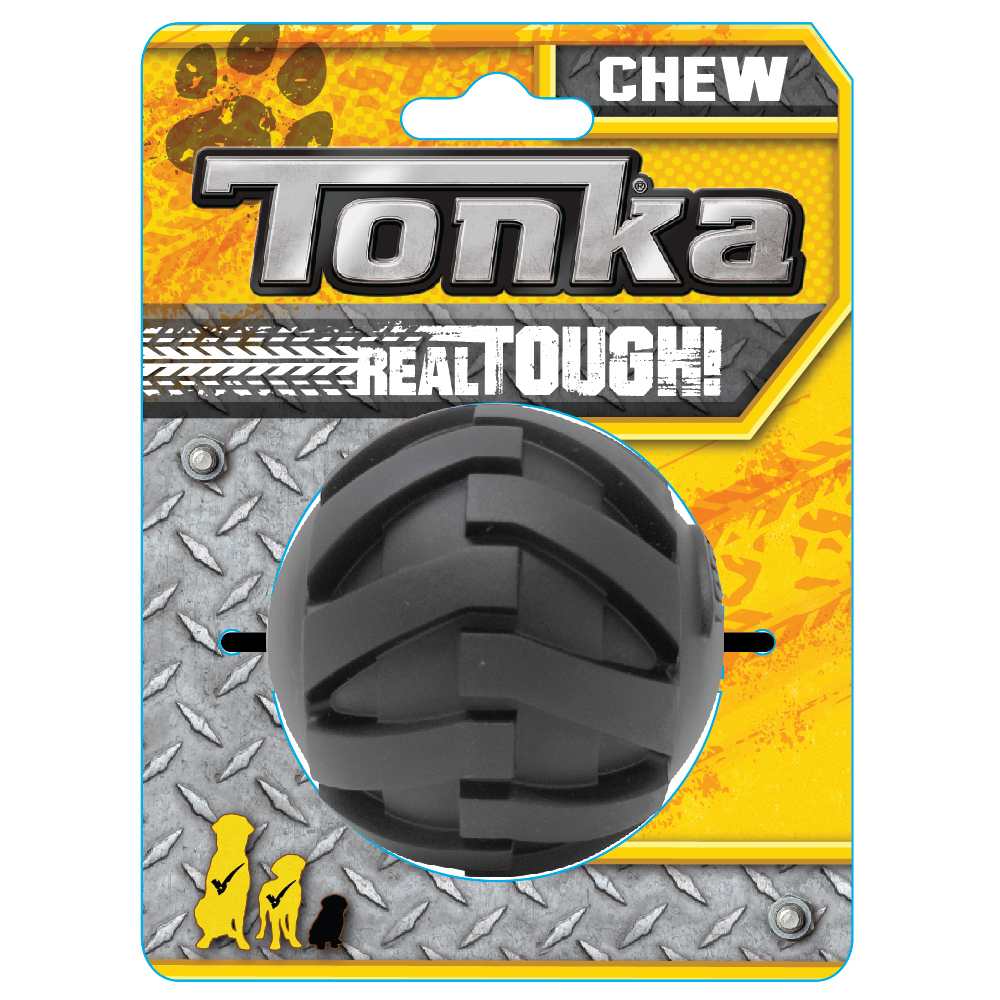 Tonka 4 Tri-Stack Tread Feeder Dog Toy - Each