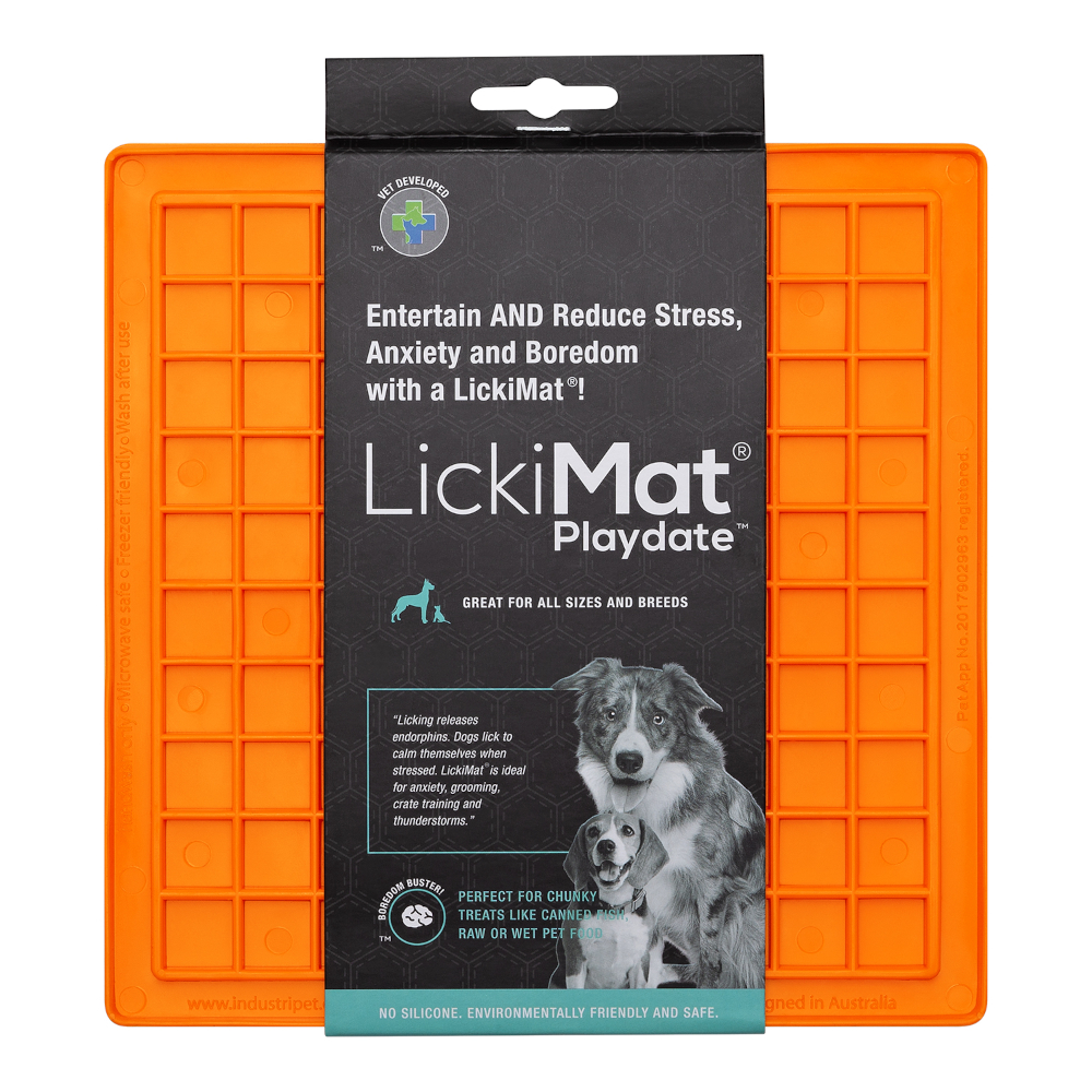 Dog Lick Mat LICKIMAT Dog Puppy Cat Treat Boredom Buster Interactive Slow Feeder - Picture 62 of 96
