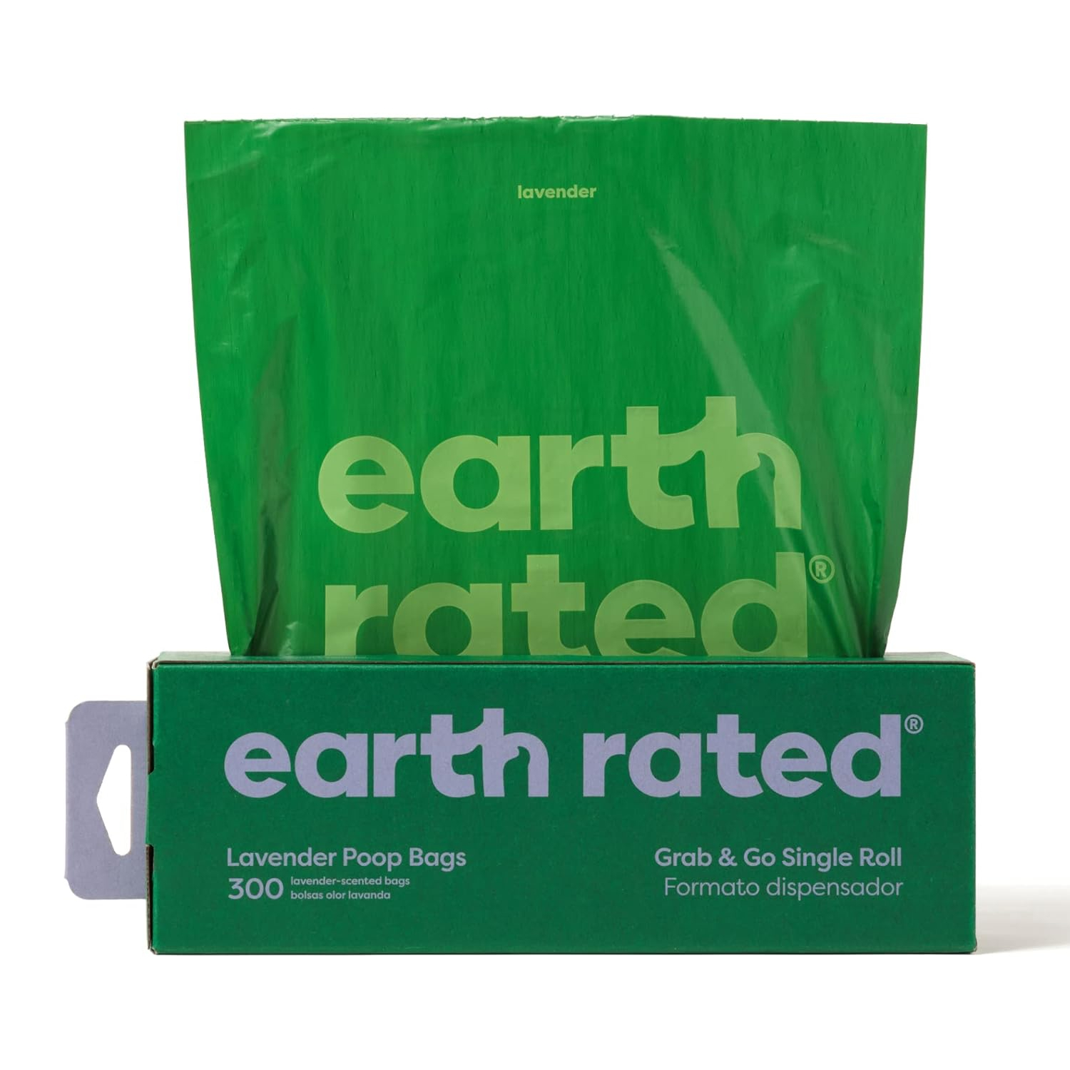 Earth Rated Dog Puppy Poo Bags Poop Waste Refill Roll Lavender Scented Dispenser - Picture 17 of 21