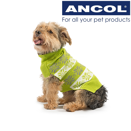 Ancol Dog Puppy Jumpers Sweaters Nordic Scarf Warm Stylish Clothing XXS