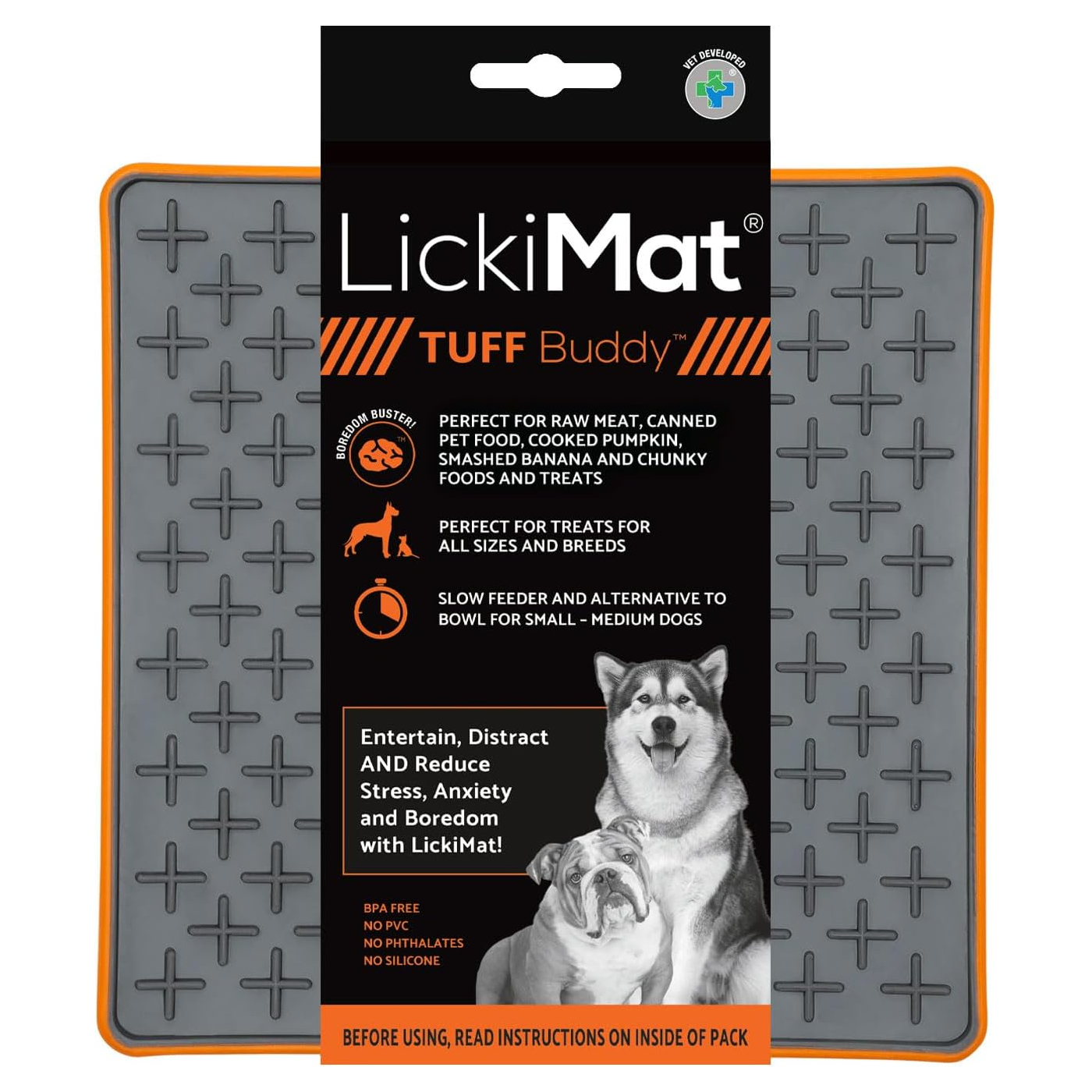 Dog Lick Mat LICKIMAT Dog Puppy Cat Treat Boredom Buster Interactive Slow Feeder - Picture 35 of 96