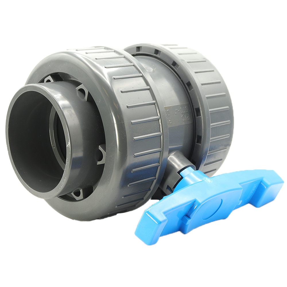 Double Union Ball Valves EVOLUTION AQUA Essential Series Pond Pipework 6 Sizes - Picture 10 of 10
