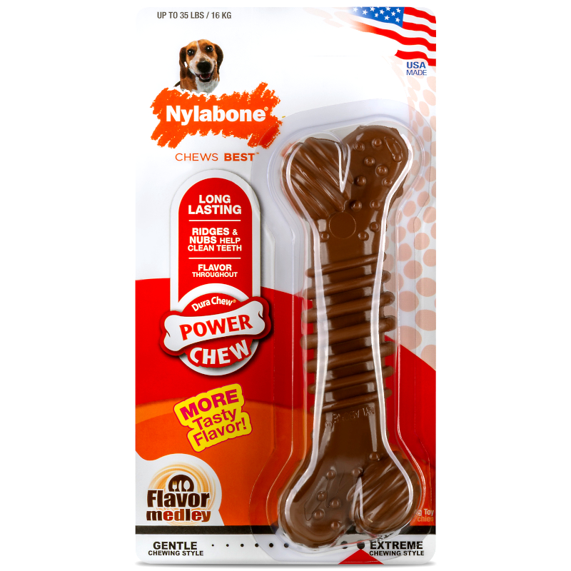 Nylabone Extreme Dog Chews Toy Tough Durable Strong Dental Health 8