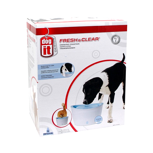 Dog Drinking Fountain 6L Dogit Fresh & Clear Clean Filtered Water