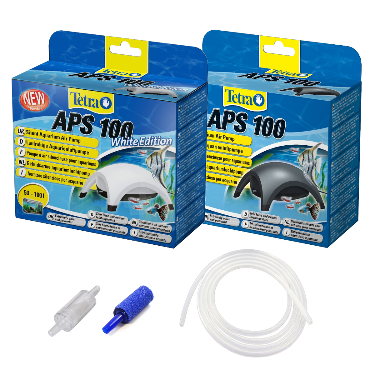 Tetra APS 150 Aquarienluftpumpe sehr leise Luftpumpe für 80-150l