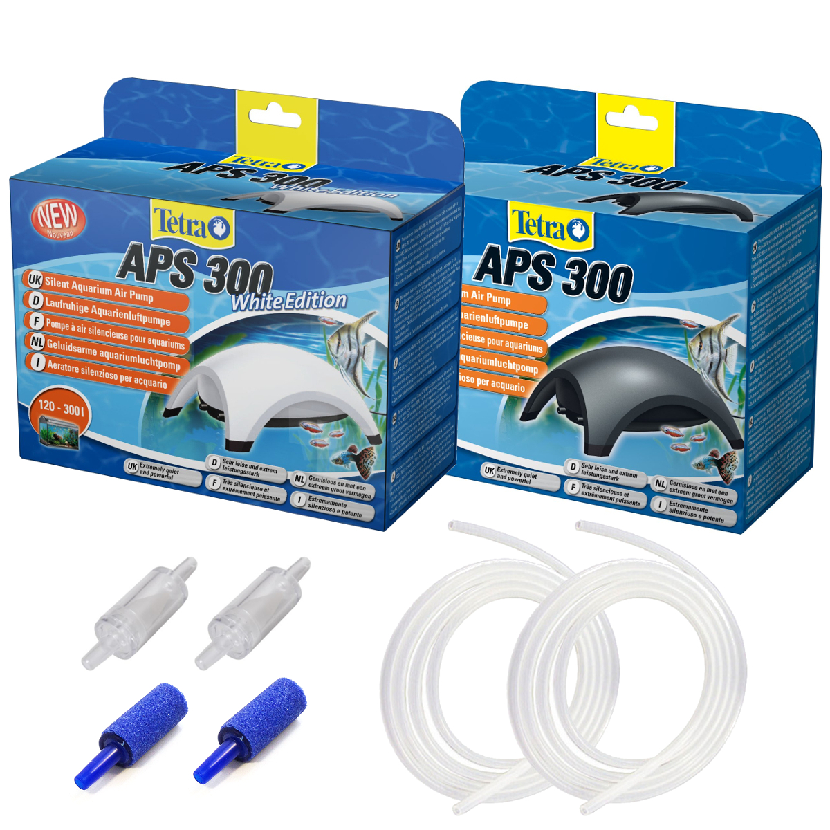 Tetra Pompe à air APS 50 - Pompe à air silencieuse pour aquariums Tetra
