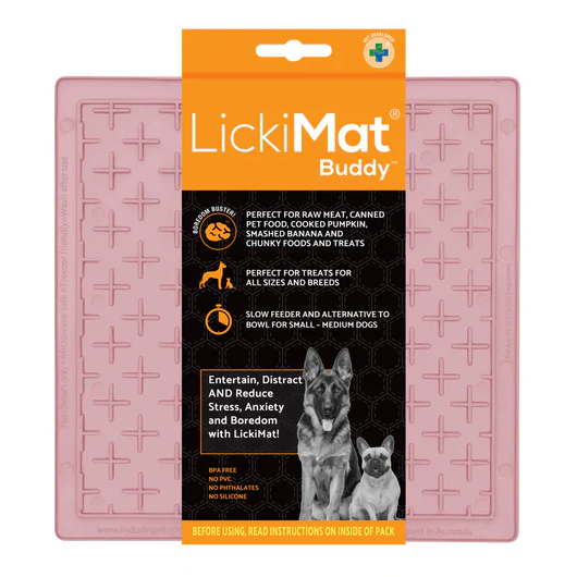 Dog Lick Mat LICKIMAT Dog Puppy Cat Treat Boredom Buster Interactive Slow Feeder - Picture 21 of 96