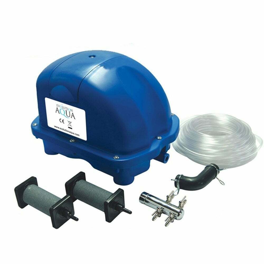 Evolution Aqua Pond Air Pump Airtech 70 Complete Kit Garden Fish Pond