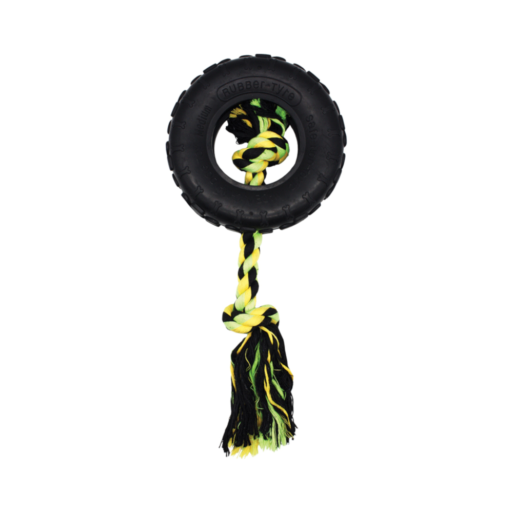 Grrrelli Rubber Tough Dog Toys Treat Fillers & Tyres Ropes Tuggers