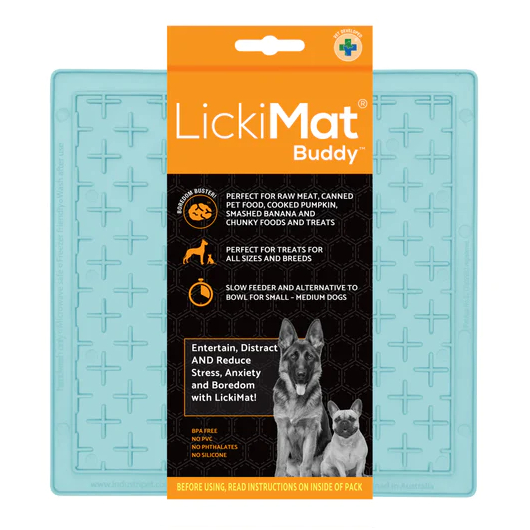 Dog Lick Mat LICKIMAT Dog Puppy Cat Treat Boredom Buster Interactive Slow Feeder - Picture 41 of 96