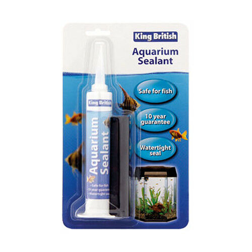King British Aquarium Sealant 25g Silicone Adhesive Fish tank Repair