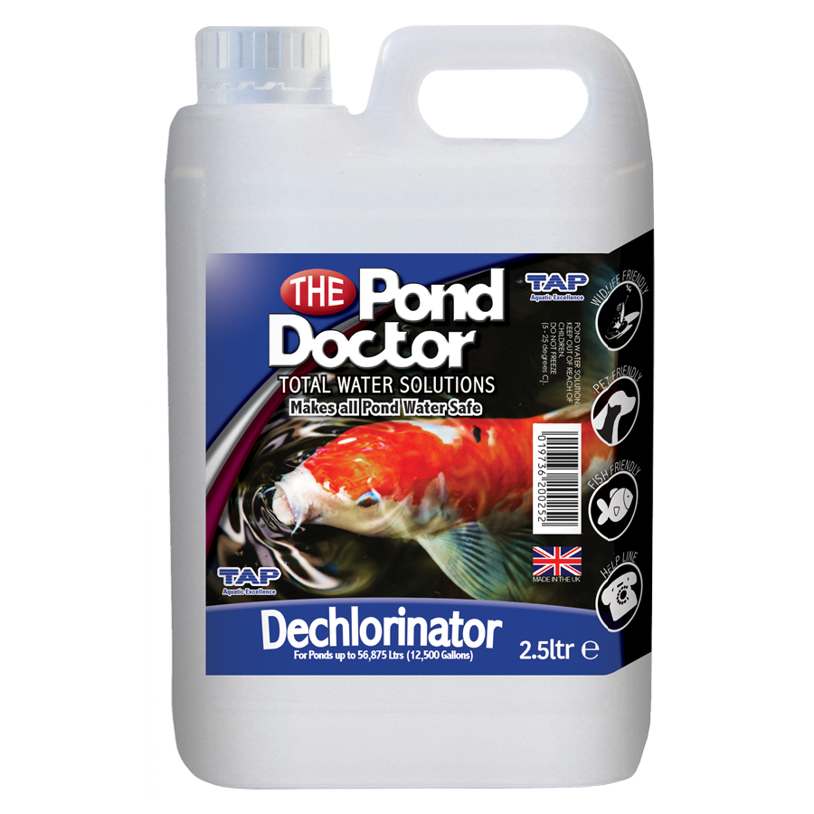 Pond Doctor Dechlorinator TAP Safe Koi Fish Water Treatment