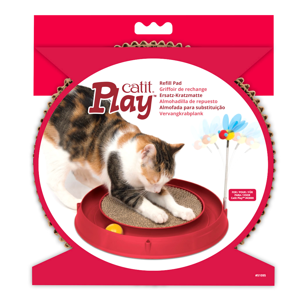 Katzen Interaktives Spielzeug Catit Play Circuit Ball Spielzeug Kratzpad Katzenminze Gras Kits - Bild 9 von 10