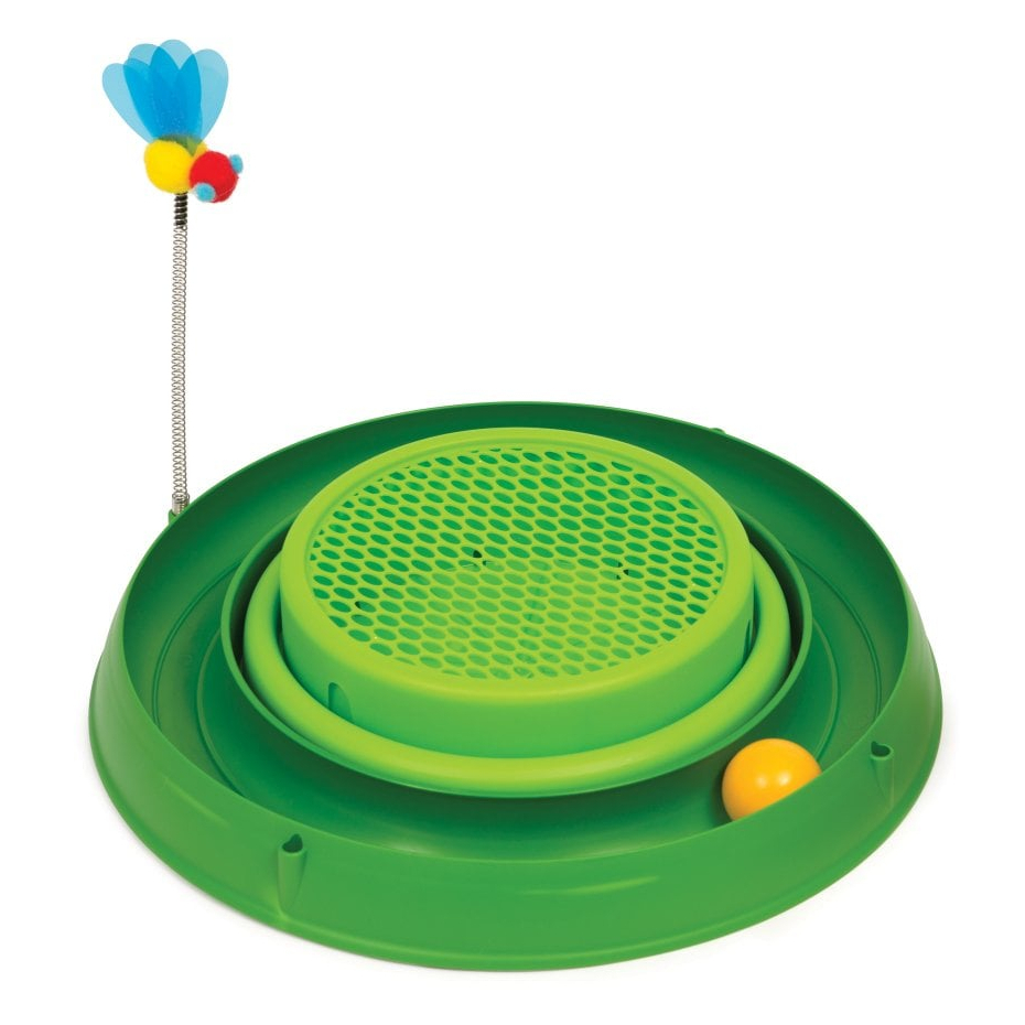 Katzen Interaktives Spielzeug Catit Play Circuit Ball Spielzeug Kratzpad Katzenminze Gras Kits - Bild 8 von 10