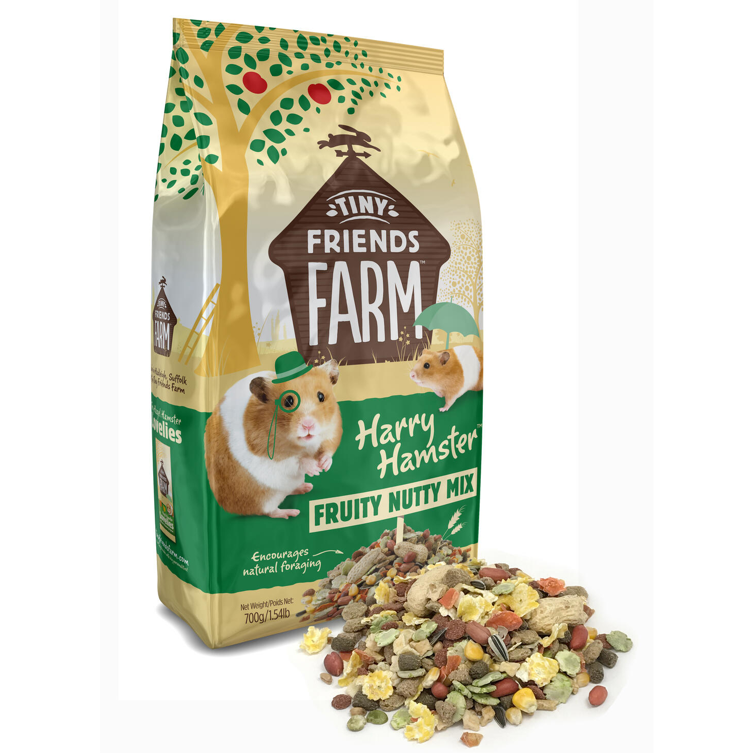 Small Animal Pet Foods TINY FRIENDS FARM Rabbit Hamster Gerbil Rat Guinea Pig - Picture 9 of 11