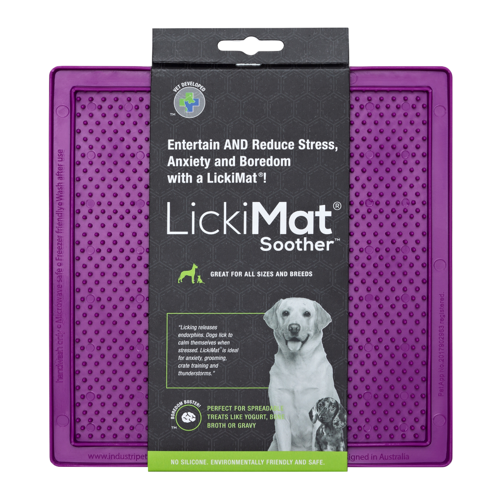 Dog Lick Mat LICKIMAT Dog Puppy Cat Treat Boredom Buster Interactive Slow Feeder - Picture 69 of 96