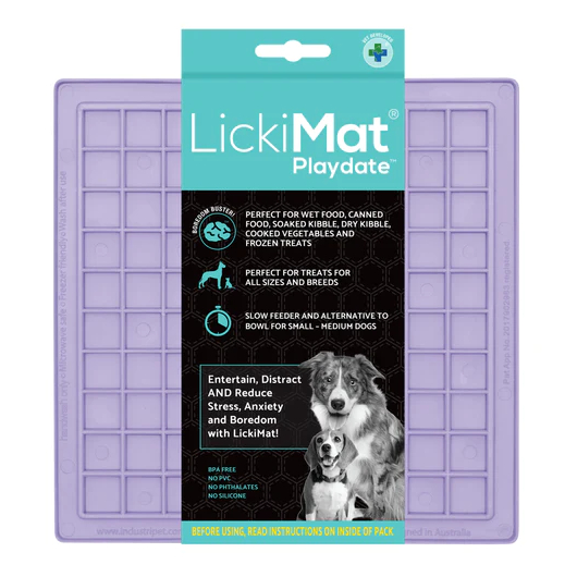 Dog Lick Mat LICKIMAT Dog Puppy Cat Treat Boredom Buster Interactive Slow Feeder - Picture 28 of 96