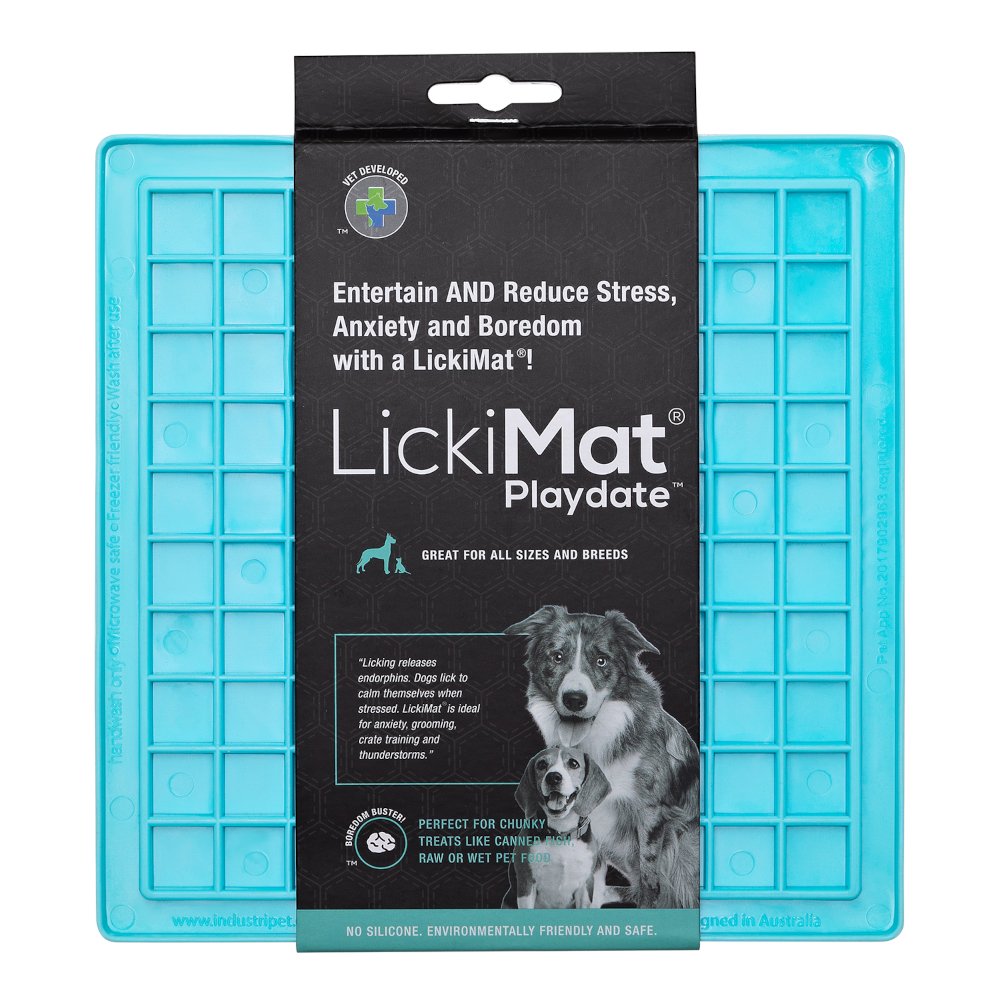 Dog Lick Mat LICKIMAT Dog Puppy Cat Treat Boredom Buster Interactive Slow Feeder - Picture 65 of 96