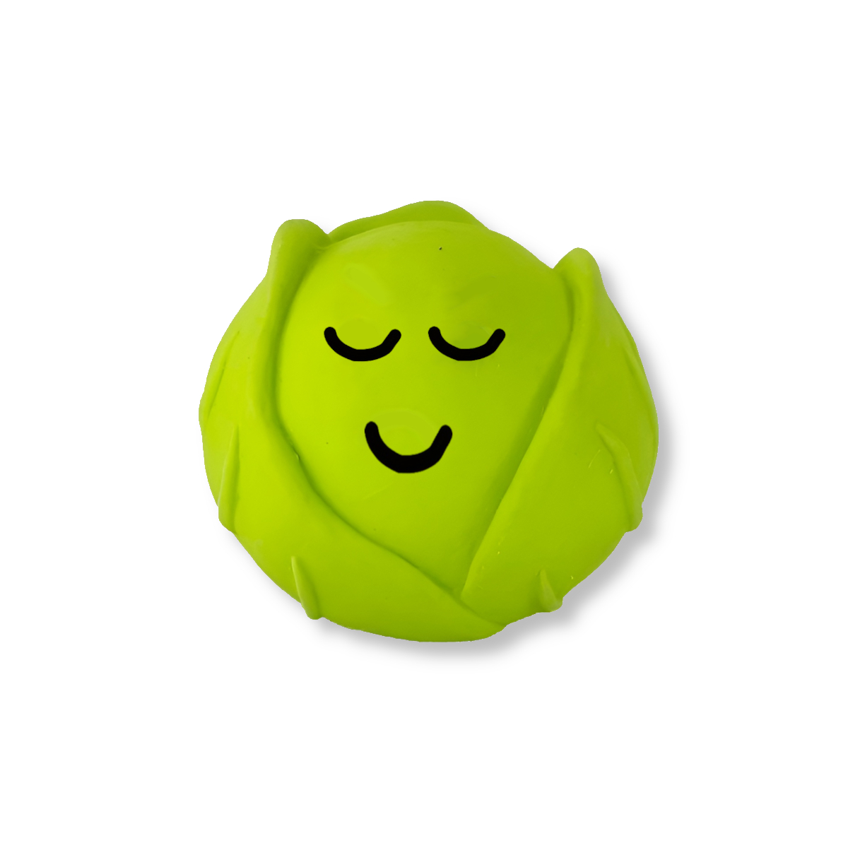 Christmas Brussels Sprouts Dog Toy 2 Sizes | Squeaky Latex Festive Chew Toy - Picture 2 of 3