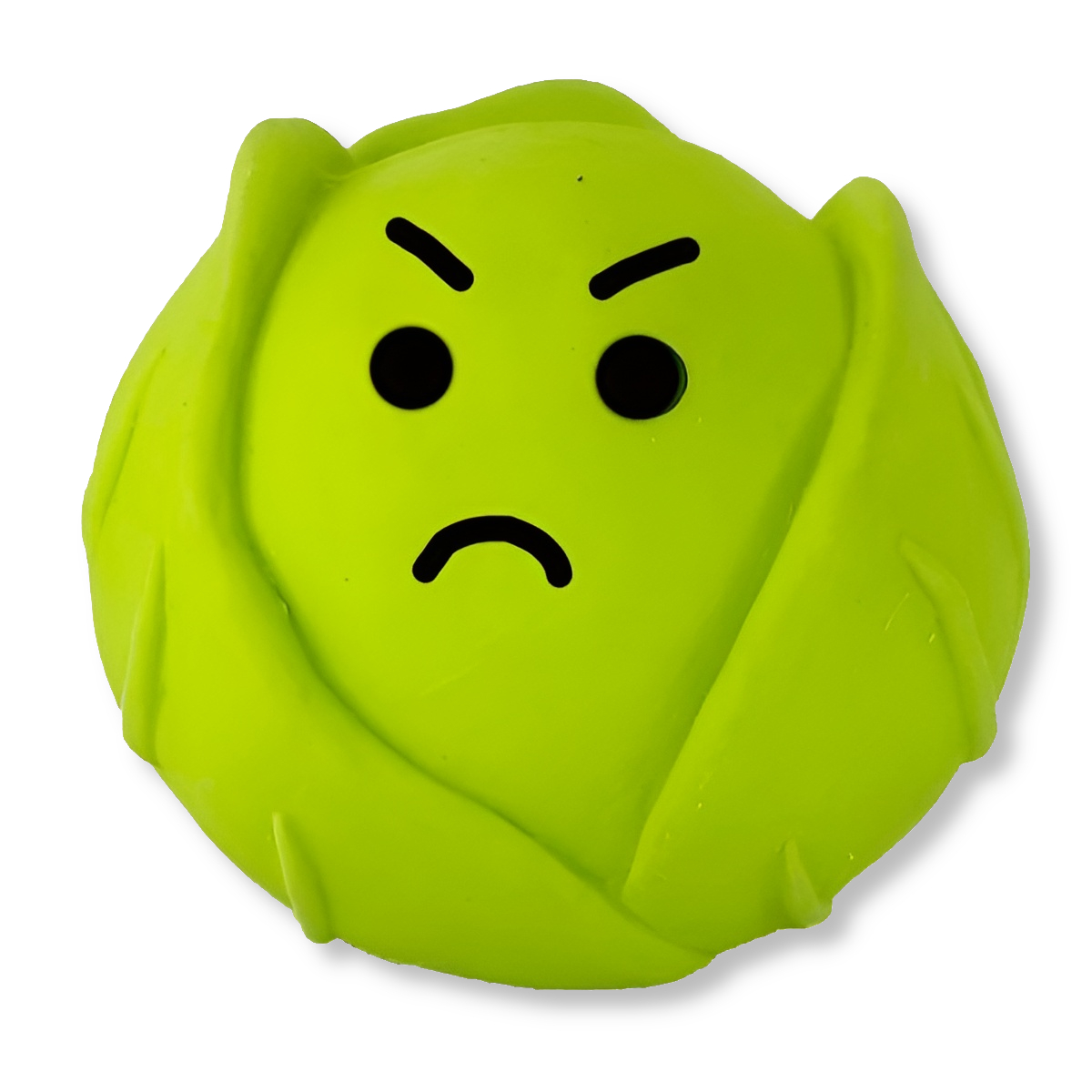 Christmas Brussels Sprouts Dog Toy 2 Sizes | Squeaky Latex Festive Chew Toy - Picture 3 of 3