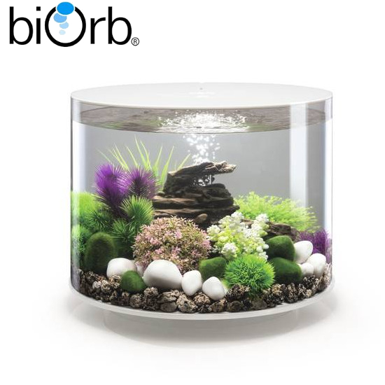 Oase BiOrb Tube 35 Aquarium Fish MCR LED Lighting Filter Black / White 35L