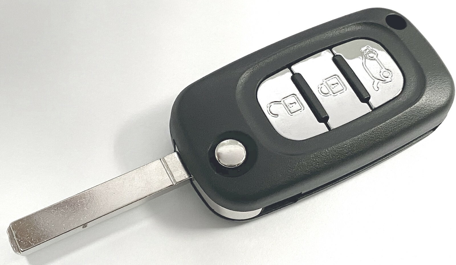 Schlüssel für Renault Clio 3 Kangoo Master Modus Trafic Twingo Wind | 2 Tasten | Fernbedienung Autoschlüssel