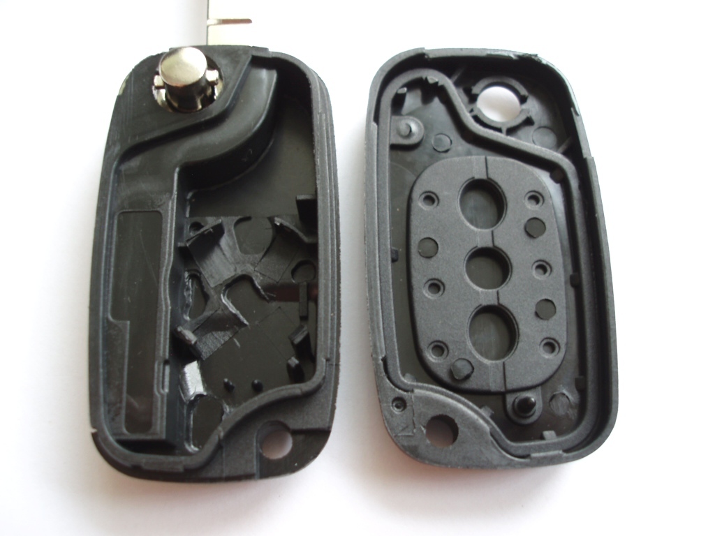 Custodia Telecomando Chiave Auto Per Renault/Dacia | 2 Pulsanti Con Lama VA2 Non Tagliata E Batteria CR2032 | Sostituzione Per Clio, Kangoo, Twingo, Trafic, Duster - 4