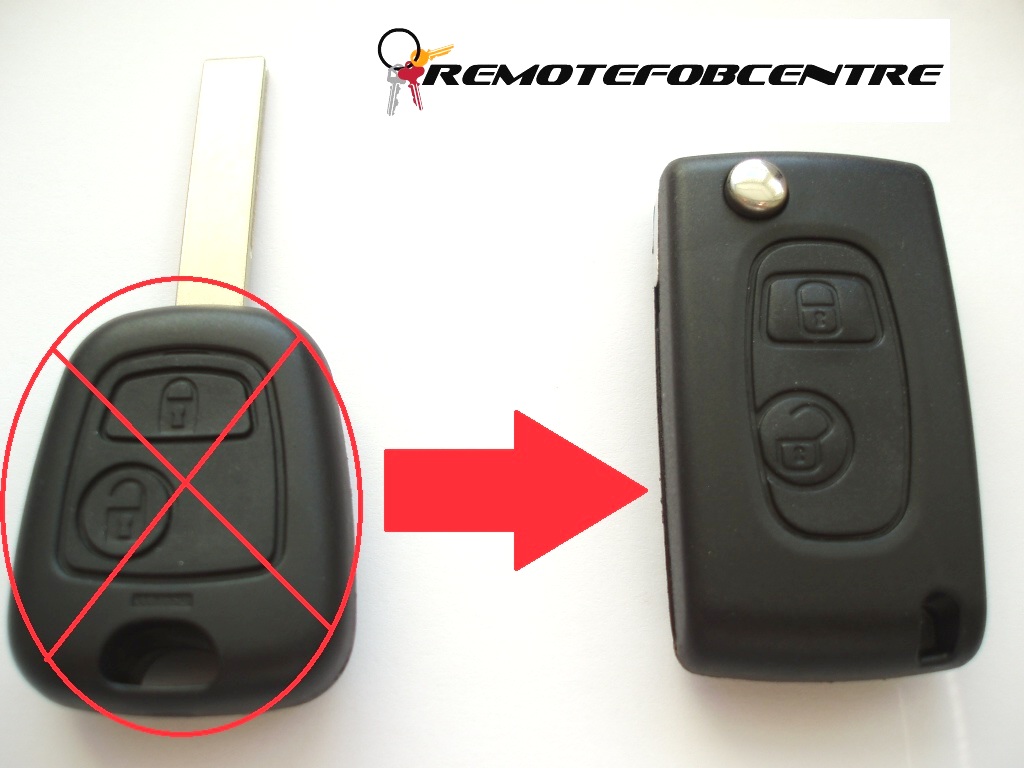 Produktbild von Kaufe 433 MHz 2 Tasten Funkschlüssel Mit PCF7961 Chip Und HU83 Klinge Für Peugeot 307 Citroen 73373067C Zum Preis Ab 6.07