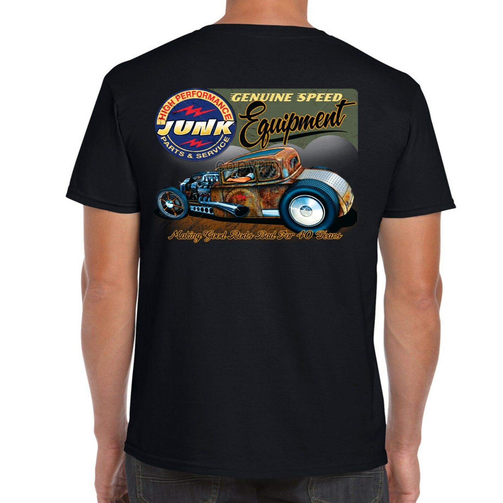 Hotrod 58 Mens Hot Rod T Shirt Rat Garage Vintage Clothing V8 Dad Car ...